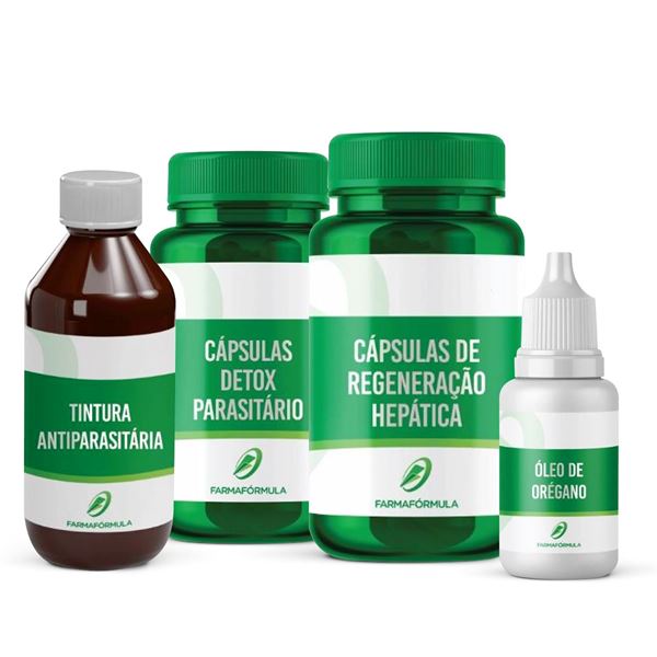 Protocolo Desparasitação  Kit com 4 produtos